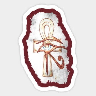 Ankh of Protection Sticker